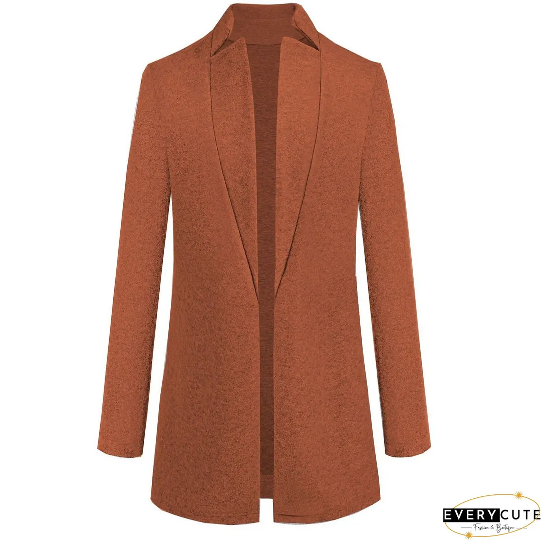 Long Wool Coat for Women, Plus Size, Winter Warm