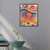 Sunflower Eye Girl - Round AB Drills Diamond Painting(45*55cm)