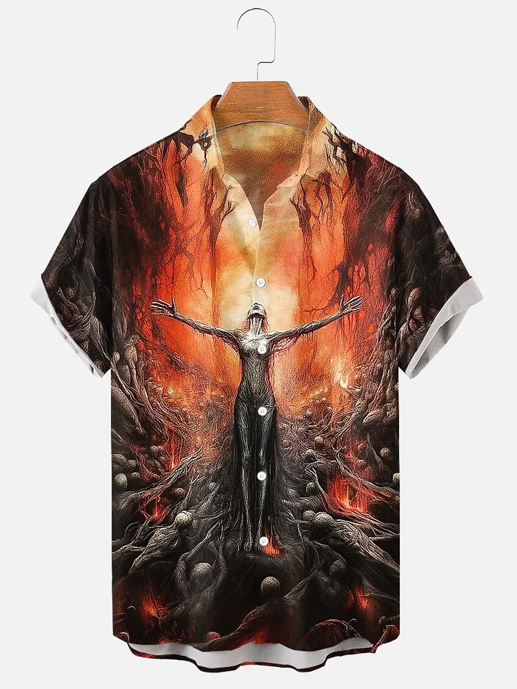 Men's Grim Reaper Halloween Shirt