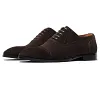Handmade Mens Oxford Suede Leather Shoes Wedding