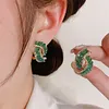 💖 49% Off -💕Fashion Cross Green Crystal Earrings