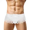 Mens Lace Spandex T Thong