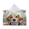 DIY Diamond Painting Creative Design Leather Handmade Tissue Holder Rhinestones Decorative Tissue Box Craft Kits