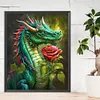 >SALE<5D DIY Full Round Drill Partial AB Diamond Painting Art Dragon Kit 45*55CM