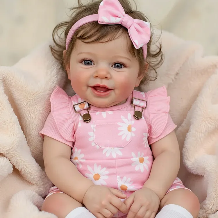 Babeside Smiling Reborn Baby Vead 20" Little Infant Girl Heartwarming Gift Memories That Last