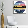 Sunset-14CT Stamped Cross Stitch Kit(31*31cm)