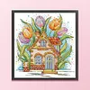 Tulip-14CT Stamped Cross Stitch Kit(29*34cm)