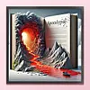 Apocalypse Book-11CT Stamped Cross Stitch 50*50cm