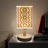 DIY Special Shaped Diamond Painting Wooden Stand LED Lamp Night Light Kit Bedside Small Desk Light Home Decoration Lamp