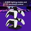 RGB Game Controller Holder Gaming Headphones Stand for Switch PS Xbox Gamepad