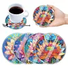 [Upgrade]4Pcs Acrylic Special Shape Lotus DIY Waterproof Diamond Painting Coaster