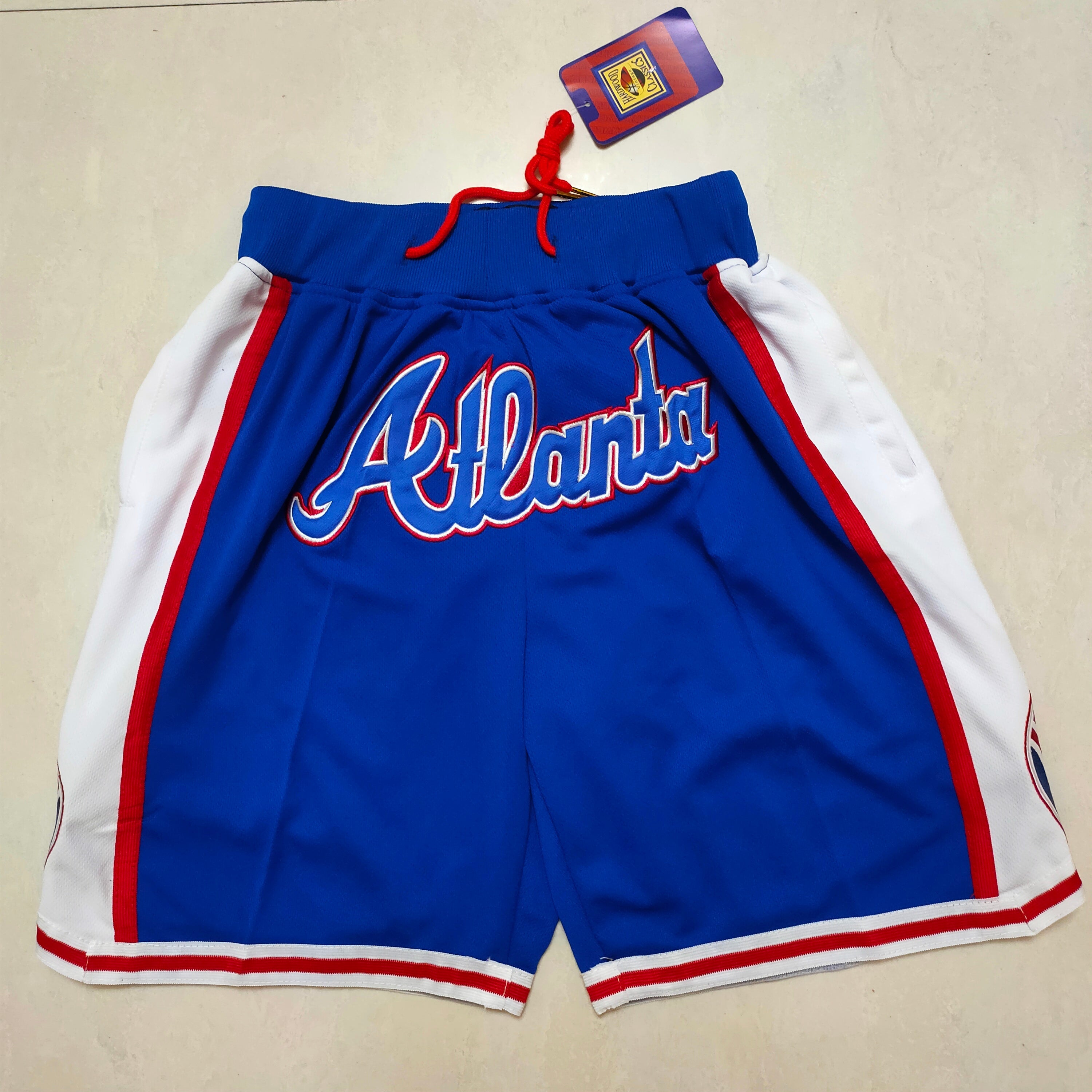 Golden State Warriors Blue Pocket Pants Shorts