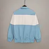 2021/2022 Manchester City Jersey Windbreaker Blue And White love fball