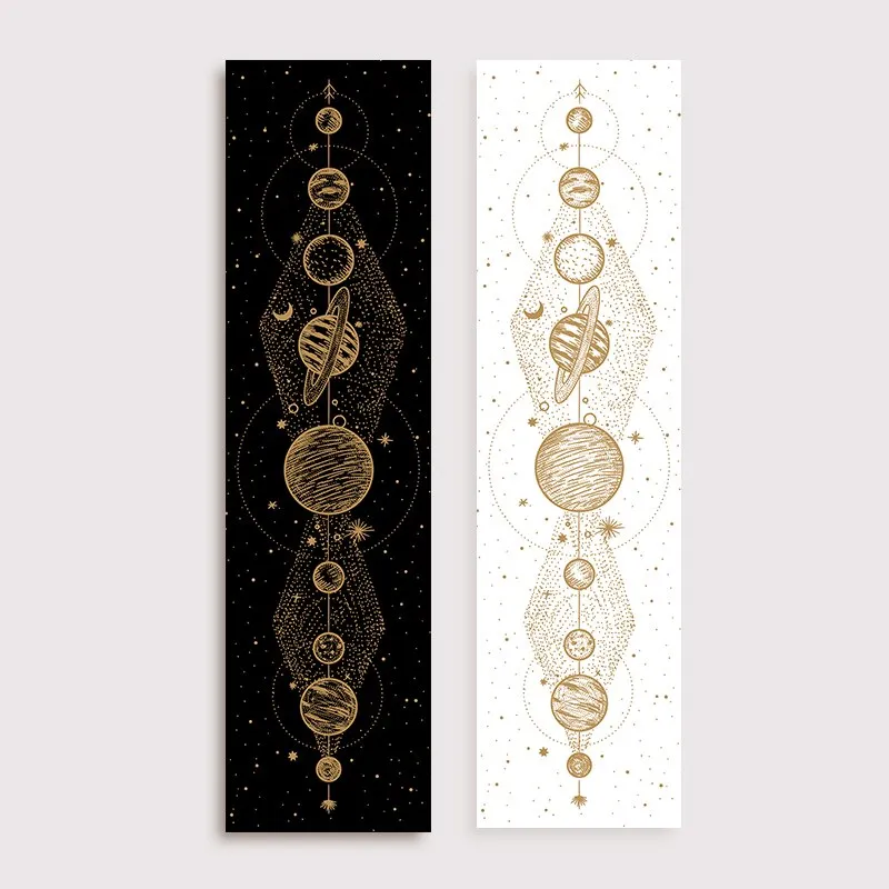 Moon Phase Tapestry Wall Hanging Lunar Eclipse Cycle Psychedelic Carpet Sun Moon Tapestries Bohemian Psychedelic Wall Decoration