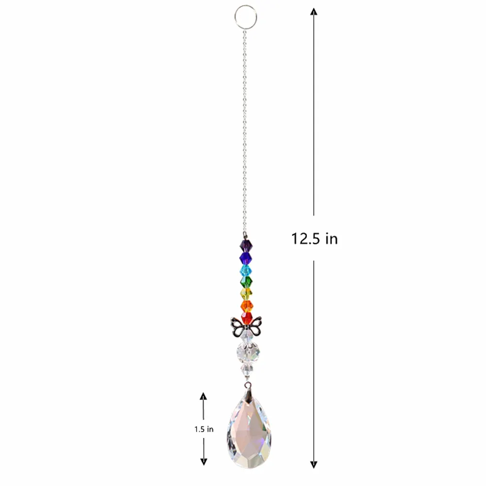 Cartoon Crystal Pendant Necklace Jewelry Craft Charm Fashion Accessory (F)