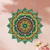 (US Local)Mandala Acrylic Special Shape Diamond Painting Mirror for Home Office Decor
