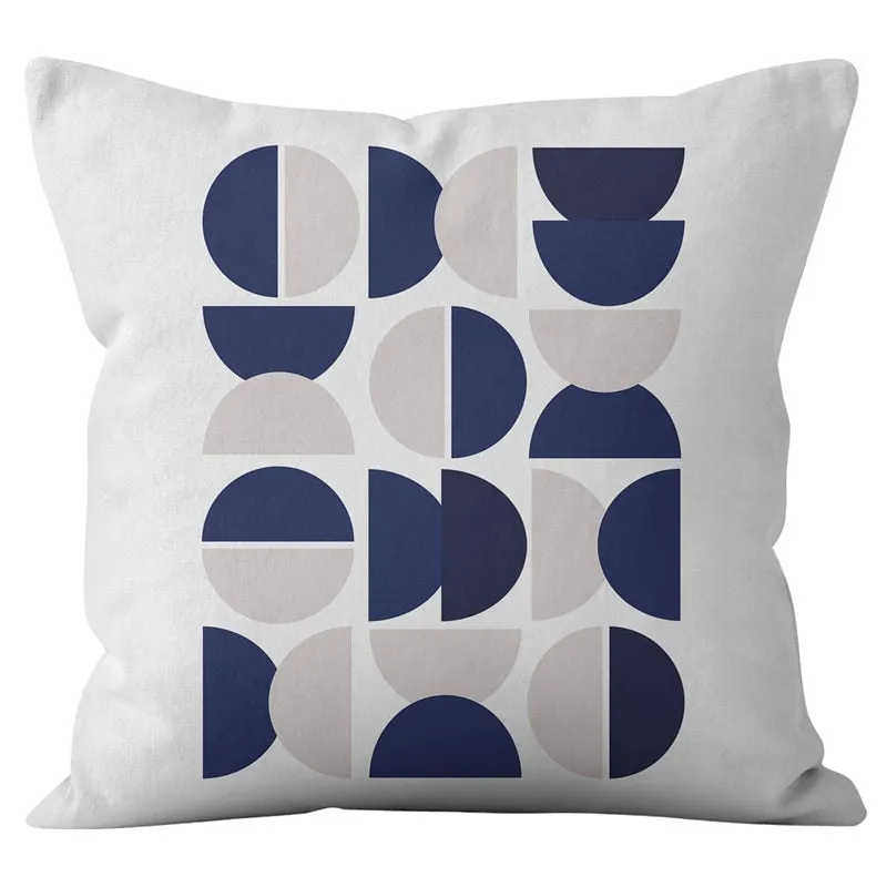 Modern Abstract Geometric Cushion Cover Short Velvet Throw Pillowcase Office Sofa Decorative Pillows Case Minimalist Home Decor
