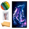 (US Local)Wolf -11CT Stamped Cross Stitch Kit(40x70cm)