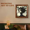 (US Local)Paint By Numbers Kit On Canvas DIY Oil Art Girl Picture Home Wall Decor40x40cm