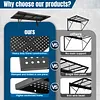 [US Local Warehouse] 4-Pack Heavy Duty Garage Wall Shelving 48.03x18.11x8.66in Garage Storage Rack Floating Shelves 1000 lbs Load Capacity for Power Tools Garden Supplies