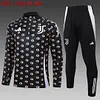 2024/2025 Juventus Half-Pull Training Suit Black Football Shirt 1:1 Thai Quality