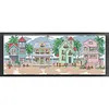 (Small Size)[Brand]Seaside Village - 14CT Stamped Cross Stitch - 54*21cm