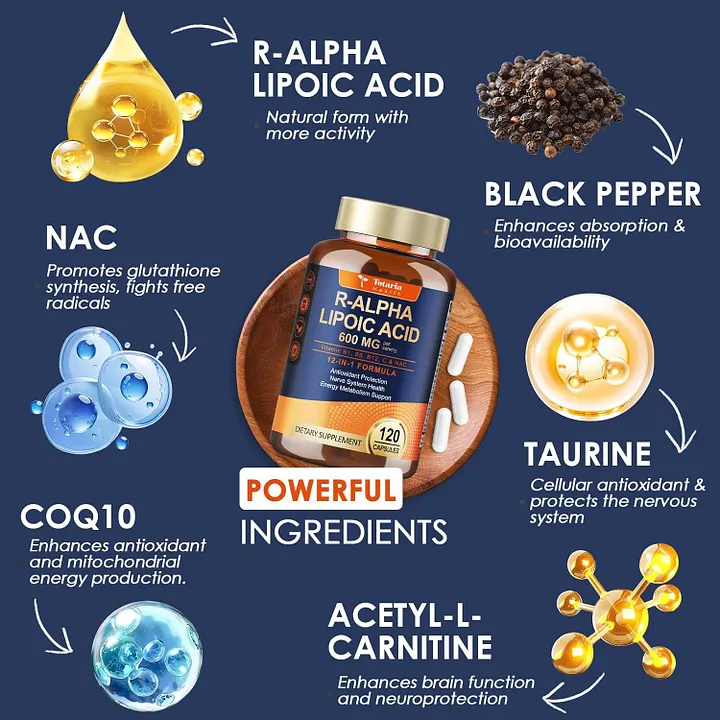is l-carnitine R Alpha Lipoic Acid 600mg