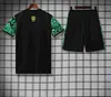 2025 Brazil Pre-Match Training Green Shirt+Shorts 1:1 Thai Quality