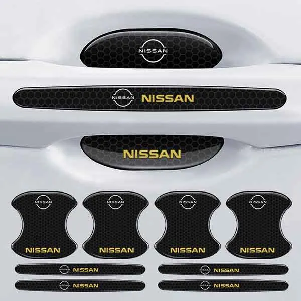 Carbon Fiber Car Door Handle Cup Cover (4PCS)