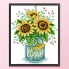 Sunflower -14CT Stamped Cross Stitch Kit(19*26cm)