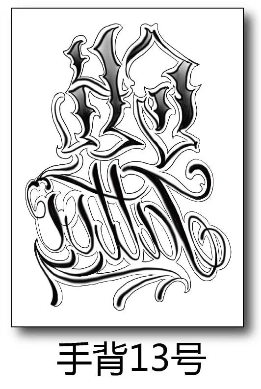 Waterproof Temporary Tattoo Sticker Satan Lucifer Circle Steering Fake Tatto Flash Tatoo Hand back Art Tattoos for Boy Women Men