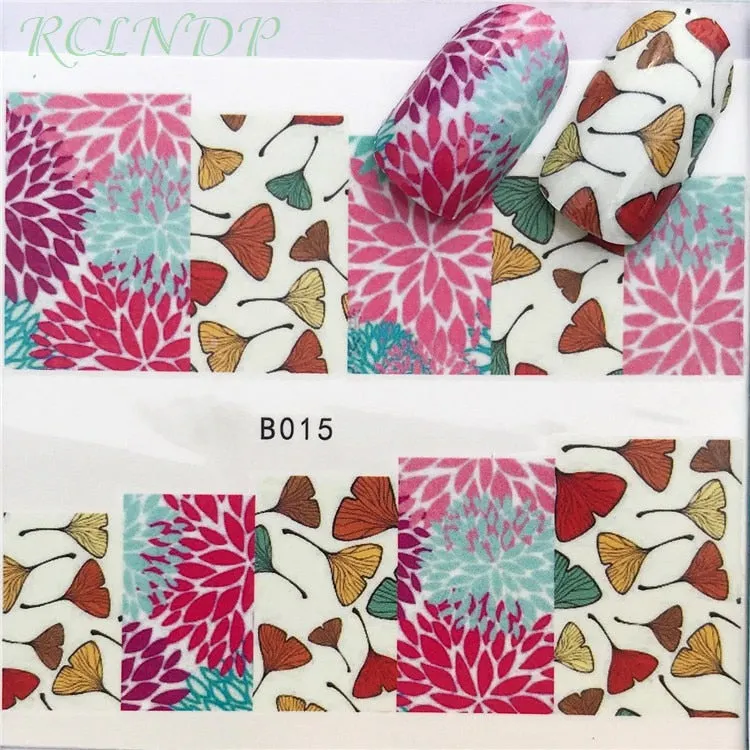 Nail sticker art decoration slider skull head Water Transfer decals manicure lacquer Accessories polish foil