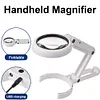 Led Folding Magnifier For Reading Portable Handheld Loupe Magnifying Glass