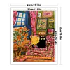 Black Cat On Sofa-11CT Stamped Cross Stitch 40*50cm/15.75*19.69in