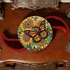 DIY Wooden Diamond Art Painting Storage Box Kit with Rotate Lid Diamond Art Painting Holder Box for Adults Beginners Home Office Decor
