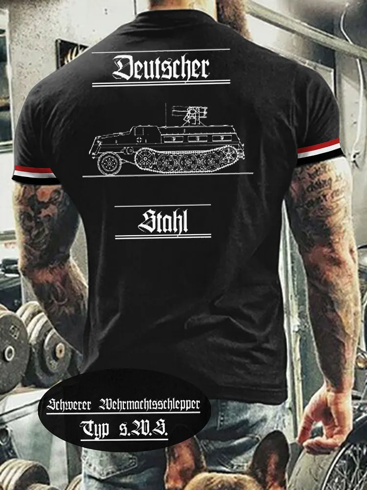 M&auml;nner fahrten der Wehrmacht - Schwerer Wehrmachts schlepper Typ s.W.S. T-Shirt