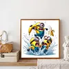 Minions-Peinture diamant perceuse ronde-40*40cm