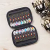 16Pcs Metal Spoon Spinner Fishing Lure Spoonbait Crankbaits for Bass Pike Trout