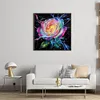 Rose-11CT Stamped Cross Stitch 40*40cm/15.75*15.75in