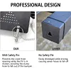 2Pcs 4inch Metal RV Bumper End Cap RV Bumper Cap Cover Square Bumper Caps for RV