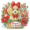 (US Local)6pack Xmas Dog-Special Shaped Diamond Painting Kit(30x30cm)