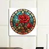 (Multi-Style) Flower Glass Painting - Paint By Numbers Acrylic Painting 40*40CM(HOT)