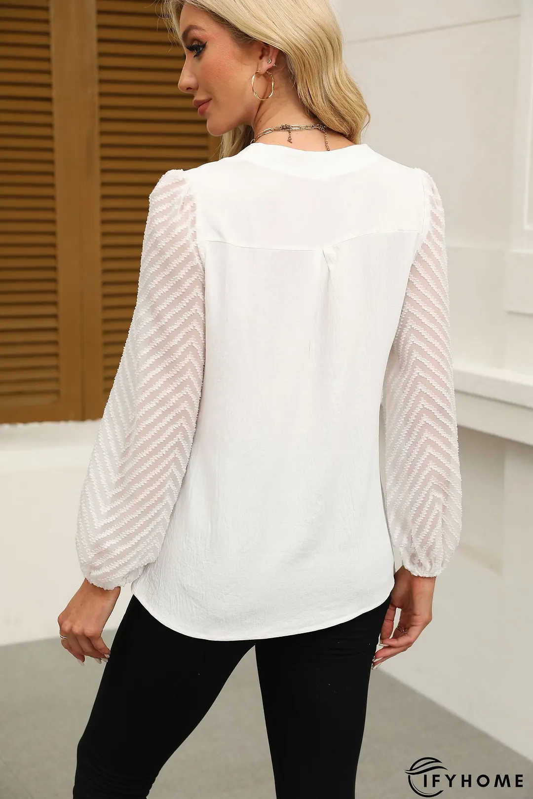 Apricot Sweetheart Solid Long Sleeve T-shirt | IFYHOME