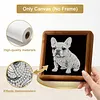 12pcs/set Unframed Pearl Painting Canvas Art Handmade Pearl Material Art Kit Living Room Decor (15x15cm)