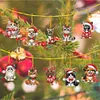 10Pcs Christmas Diamond Painting Christmas Tree Pendant (Christmas Cats Dogs)