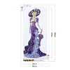 Diamond Painting-DIY Crystal Rhinestone Dress Lady