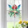 2Pcs Green Butterfly Fairy - 5D DIY Craft Pendant