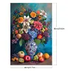 (US Local)Flower-Paint By Numbers Kit(40x60cm)