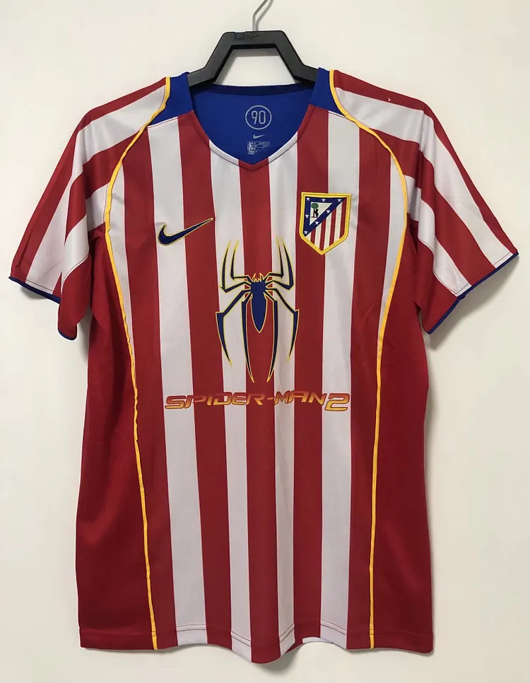 2004-05 Atletico Madrid Home Retro Jersey
