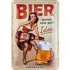 (Multi Style)Beer Girl - Vintage Metal Signs - 20*30cm